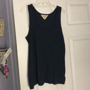 rag & bone navy blue tank top size medium